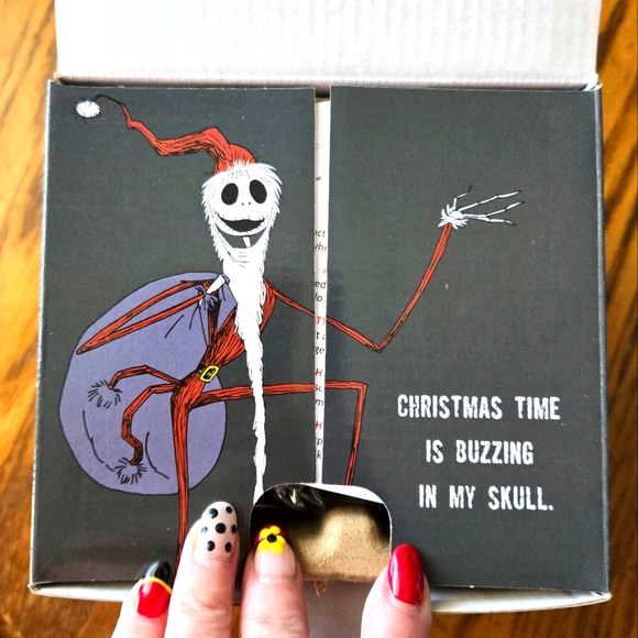 👀50% OFF🎅💀♨️👃🔌NWT‼️Scentsy " Santa Jack Skellington" Mini Warmer w/ Wax Bar - Picture 10 of 16
